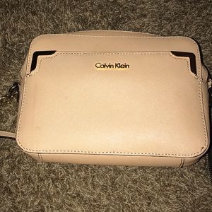 Tan satchel